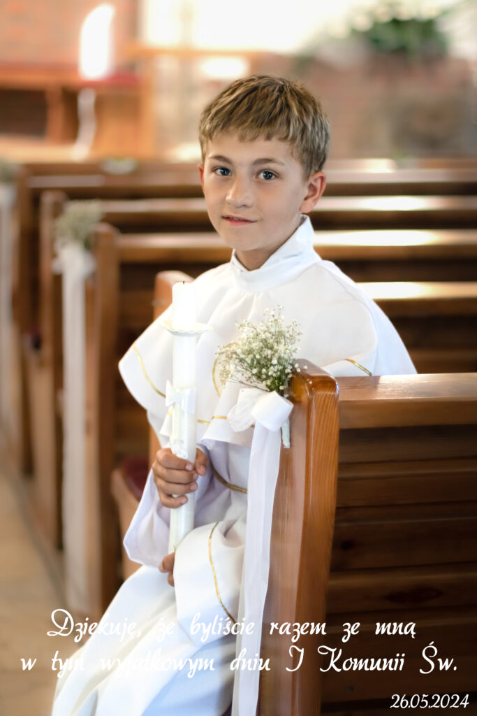 sesja komunijna plener Gdańsk