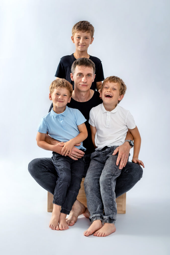 fotografia rodzinna na Dzień Taty Gdańsk