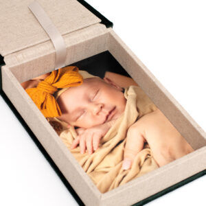 Pudełko na zdjęcia 15×23 cm – eleganckie pudełko na odbitki (ok. 100 zdjęć)